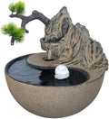 Tabletop Fountain Indoor Waterfall Fountain Chinese Style Desktop Water Ornaments Tea Room Water Feature