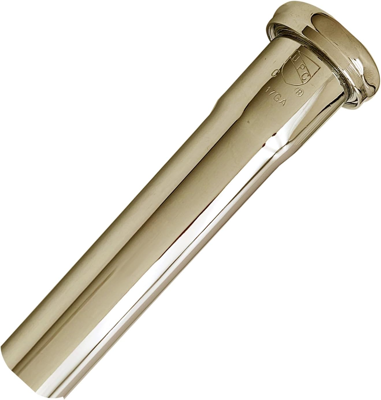 Westbrass D422-25-01 1-1/2' x 8' Slip Joint Extension Tube, Polished Brass (25-Pack)