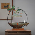 Tabletop Fountains Rockery and Flowing Water Ornaments Living Room Lucky Creative Home Decoration Office Desktop Fountain Indoor Tabletop Water Fountain