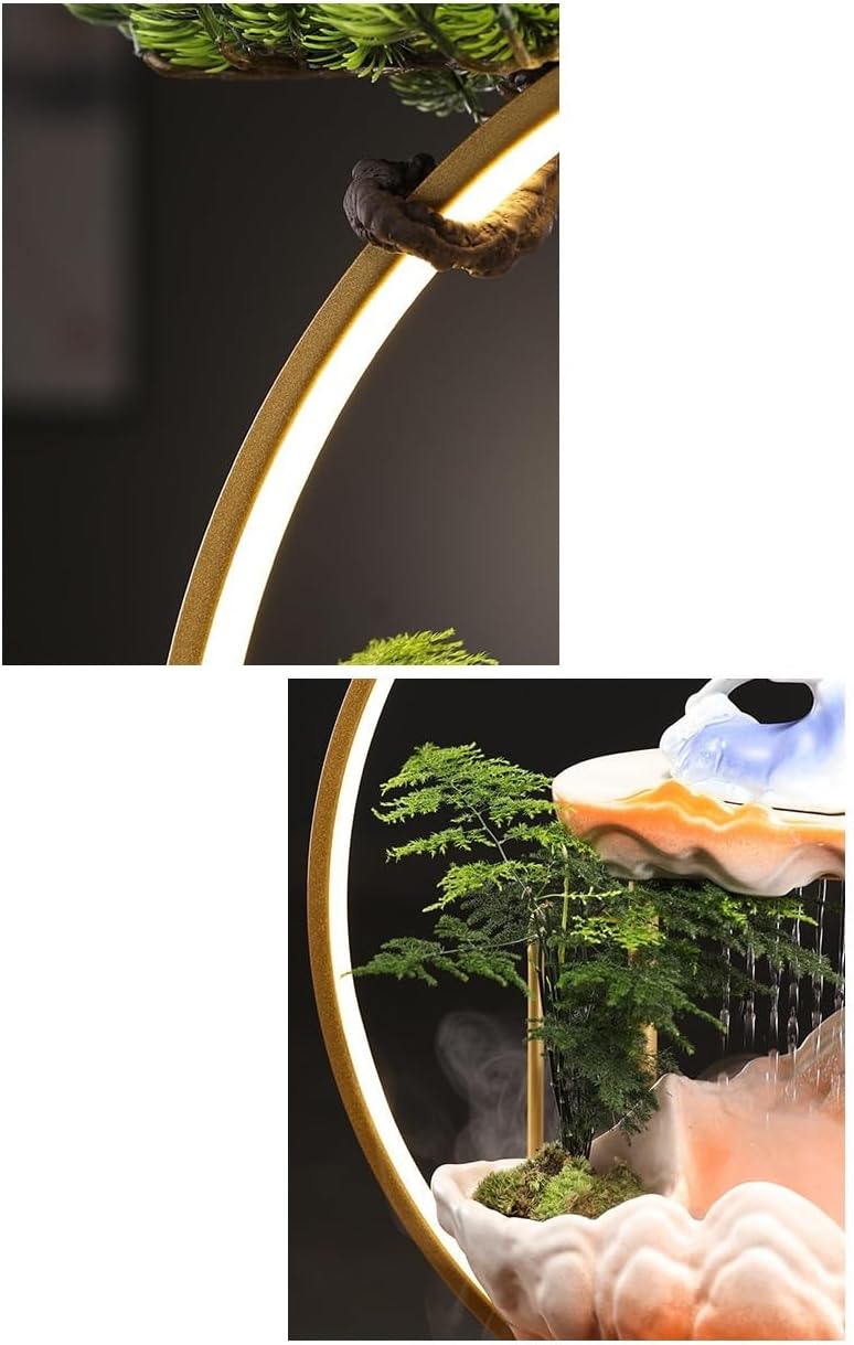 Tabletop Fountains Flowing Water Fortune Ornaments Creative Living Room Office Desktop Entrance Decoration Ornaments Indoor Tabletop Water Fountain