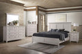 Intercon San Mateo Queen Size 4 Piece Panel Bedroom Set Rustic White Finish