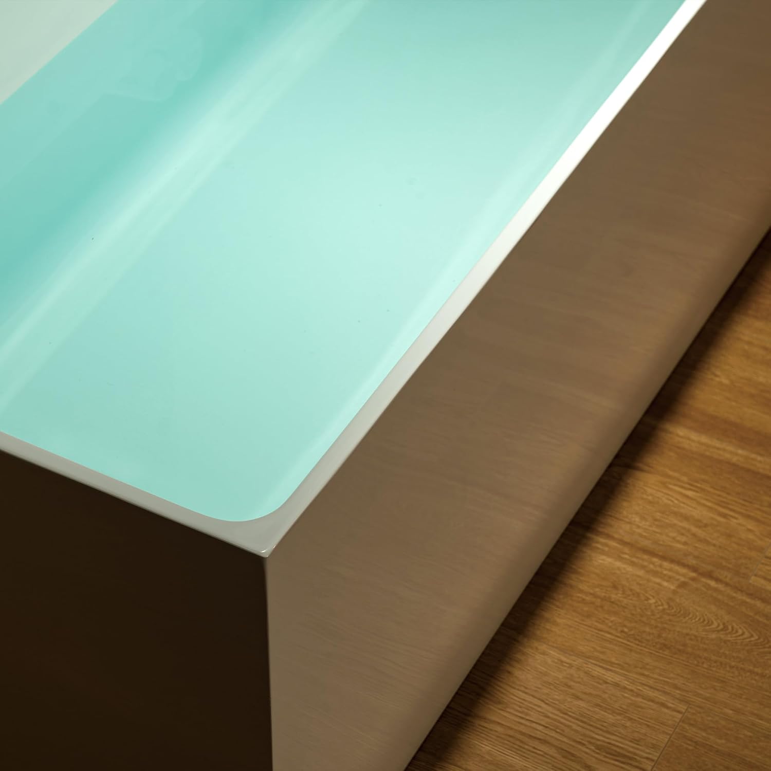 WOODBRIDGE 66-7/8' L x 31-1/2' W Freestanding Contemporary Soaking Bathtub with Oil-Rubbed Bronze Drain & Overflow, White, B6710-ORB