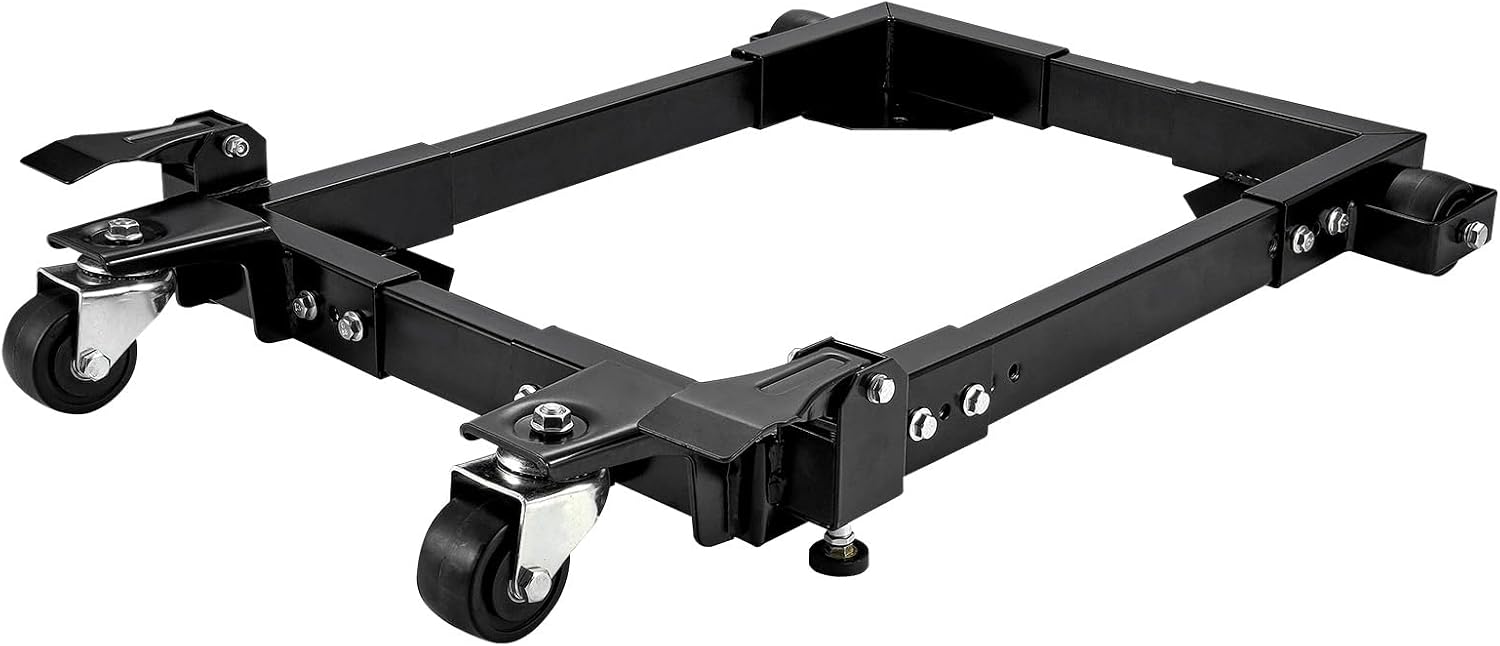 Happybuy Mobile Base, 1500 lbs Capacity, Adjustable from 18' x 24' to 26.5' x 31.5', Heavy Duty Universal Mobile Base Stand with Swivel Wheels