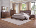 Steve Silver Lofton 4-Piece Queen Size Mocha Brown Wood Bedroom Set
