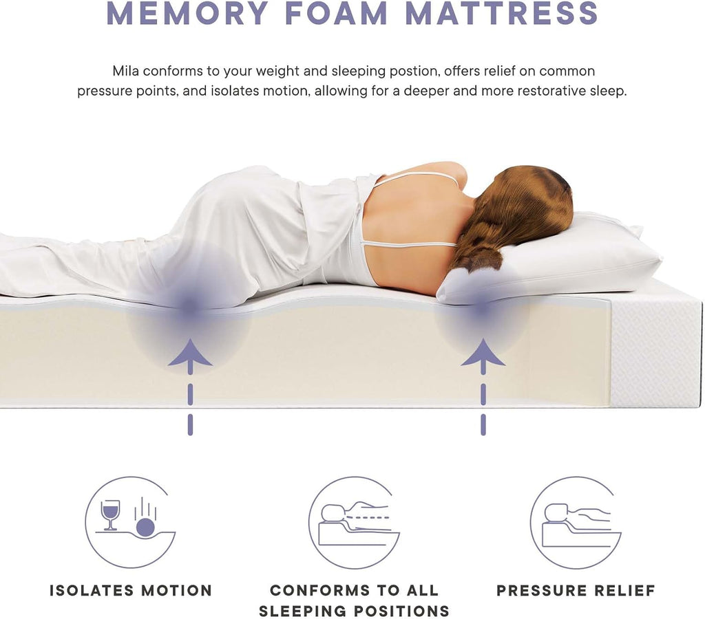 Modway Mila Firm 10' Fiberglass Free Memory Foam Twin Mattress