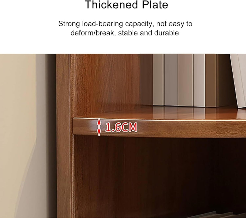 Curved Corner Storage Shelf, 4/5 Tier Wood Corner Bookshelf, Tall Freestanding Bookcase, Small Corner Shelf Counter Organizer Rack, Corner Table for Countertop Bathroom ( Color : Gris , Size : 4 tier-
