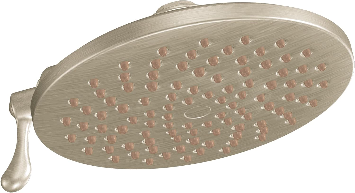 Moen S6320EPBN Velocity Eco-Performance Two-Function Rain Shower Shower Head with Immersion Technology, 8-Inch, Brushed Nickel
