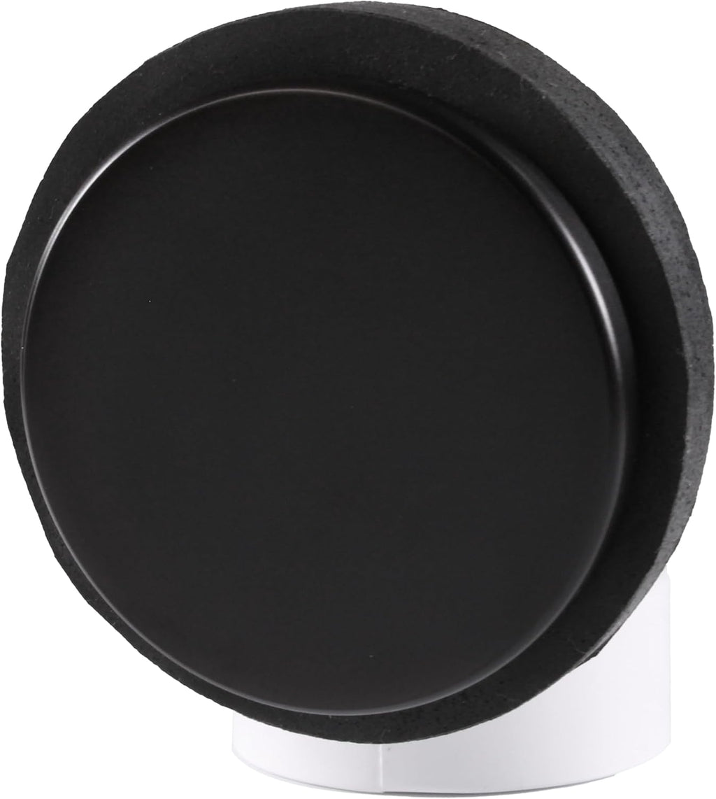 Westbrass 494244H-12-62 SCH. 40 PVC Bath Waste & Overflow Assembly with Illusionary Faceplate and Lift & Turn Drain Plug, 12-Pack, Matte Black