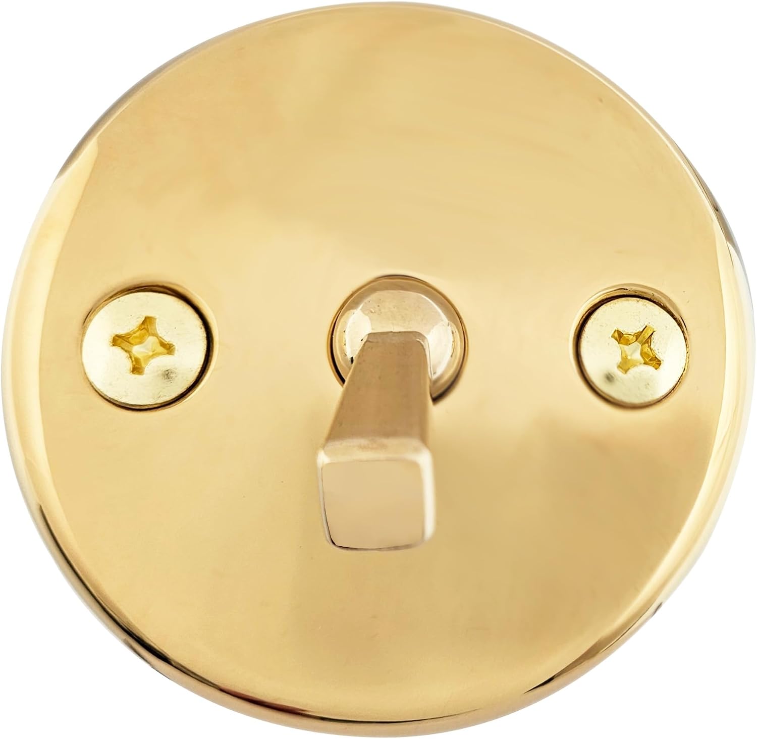 Westbrass A324-01 22-1/2' Bath Waste & Overflow Assembly with Trip Lever and Beehive Strainer Grid Drain, Polished Brass