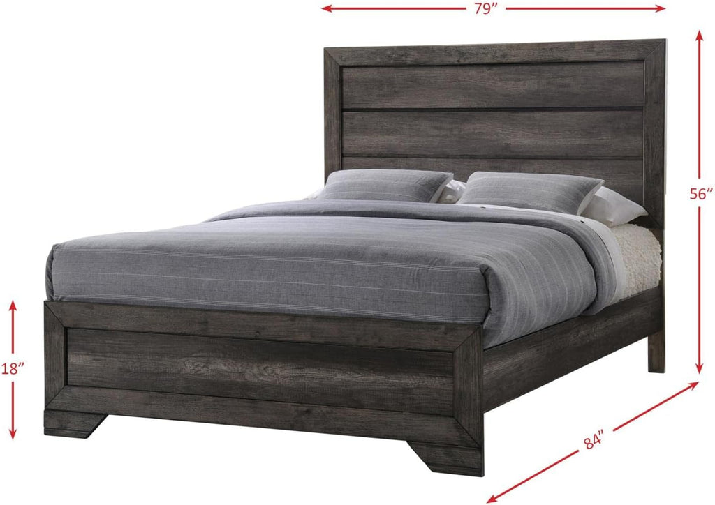 Picket House Furnishings Grayson 6 Piece King Panel Bedroom Set