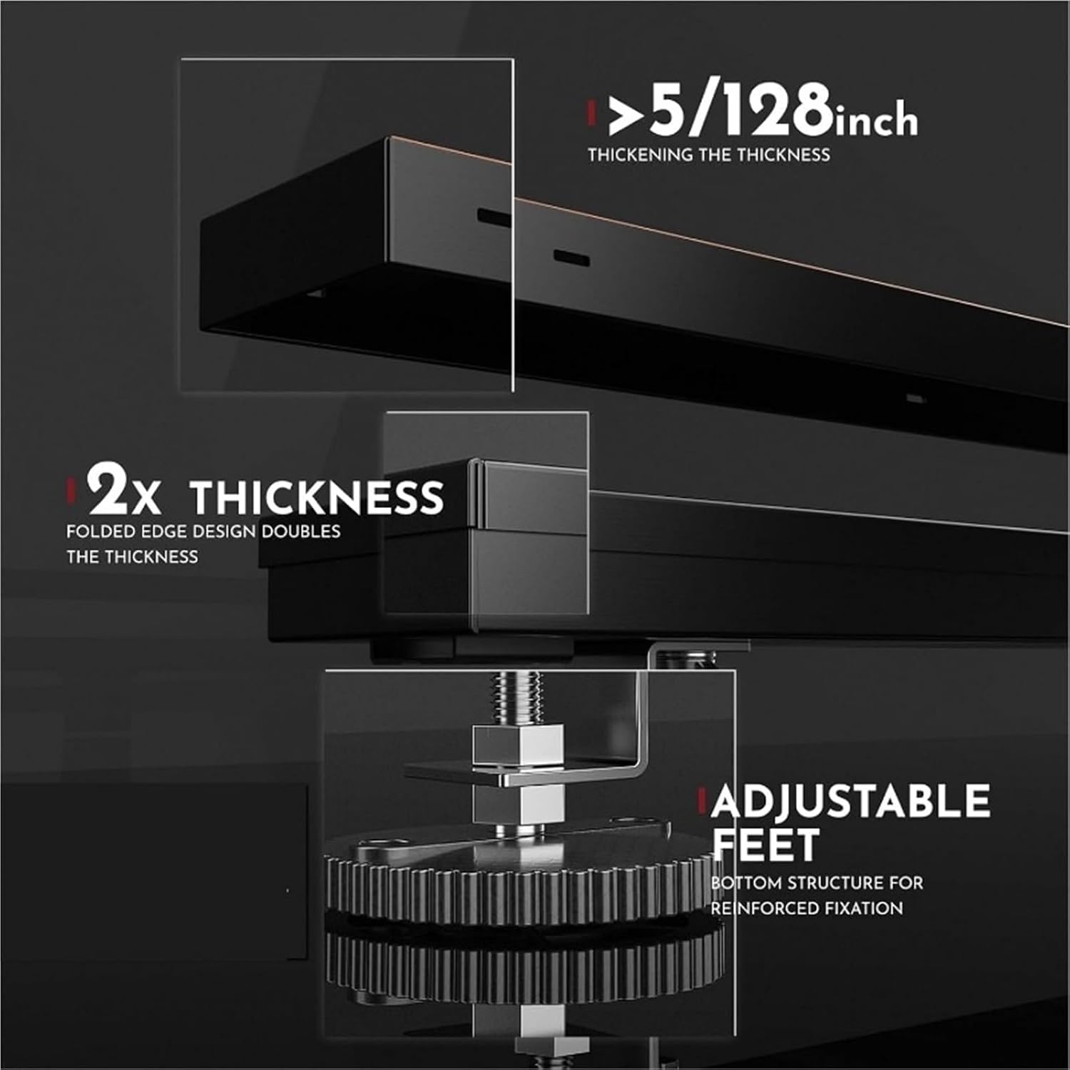 24 Inch Shower Linear Drain Rectangular Floor Drain Insert Grate Removable Shower Drain(Matte Black 24Inch) (Oil Rubbed Bronze 24inch)