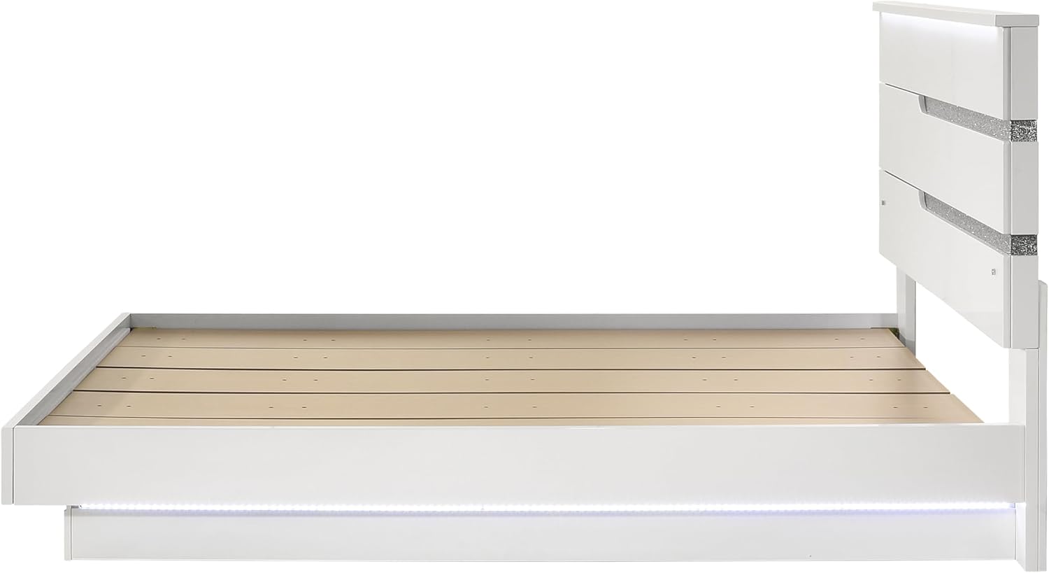 New Classic Furniture Paradox Wood Queen Bed, White