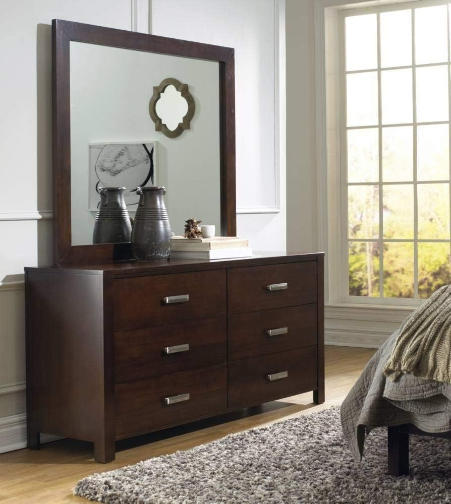 5 Piece King Riva Platform Bedroom Set in Espresso