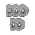 Fein Starlock Diamond Segmented Saw Blade for MultiMaster Tools - Precise Marble, Epoxy Resin and Pozzolan Grout Removal, 3-17/32' Diameter, 3/32' Kerf, 5-Pack - 63502166230