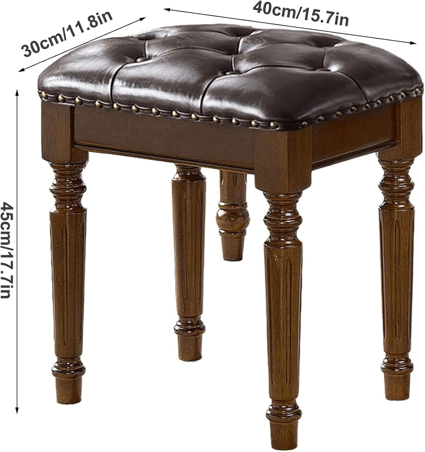 Vanity Bench Makeup Vanity Chair Piano Stool Gift Bedroom Dressing Stool Wooden Makeup Stool Piano Stool Dressing Room Stool Wooden Stool Solid Wood Stool Legs