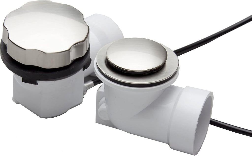 PROFLO PF643 22' ABS Cable Drain with Trim - Brushed Nickel