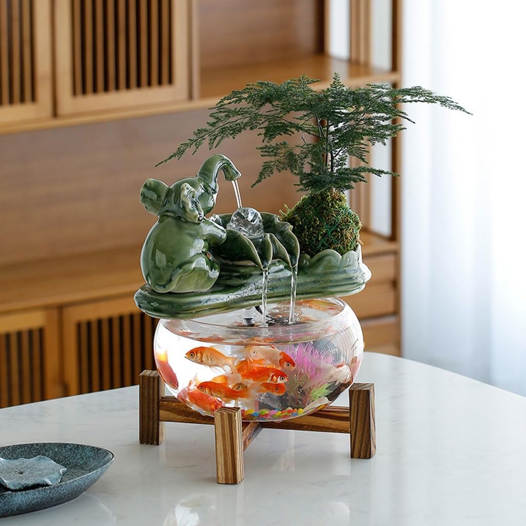 Tabletop Fountains Fish Tank Water Ornaments Circulating Water Living Room Office Desktop Small Fountain Study Desktop Fountain Table Top Fountains Indoor