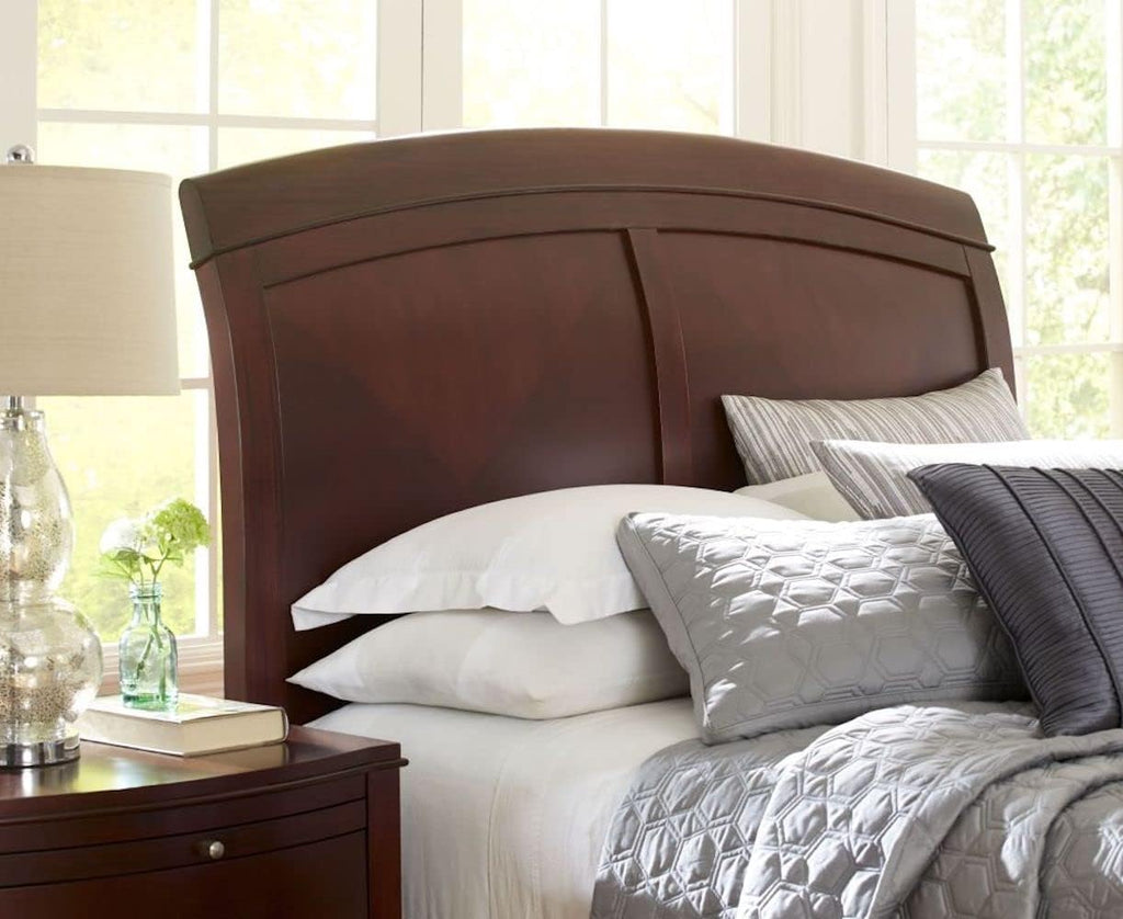 Modus Furniture Solid-Wood Low-Profile Sleigh Bed, Full, Brighton - Cinnamon
