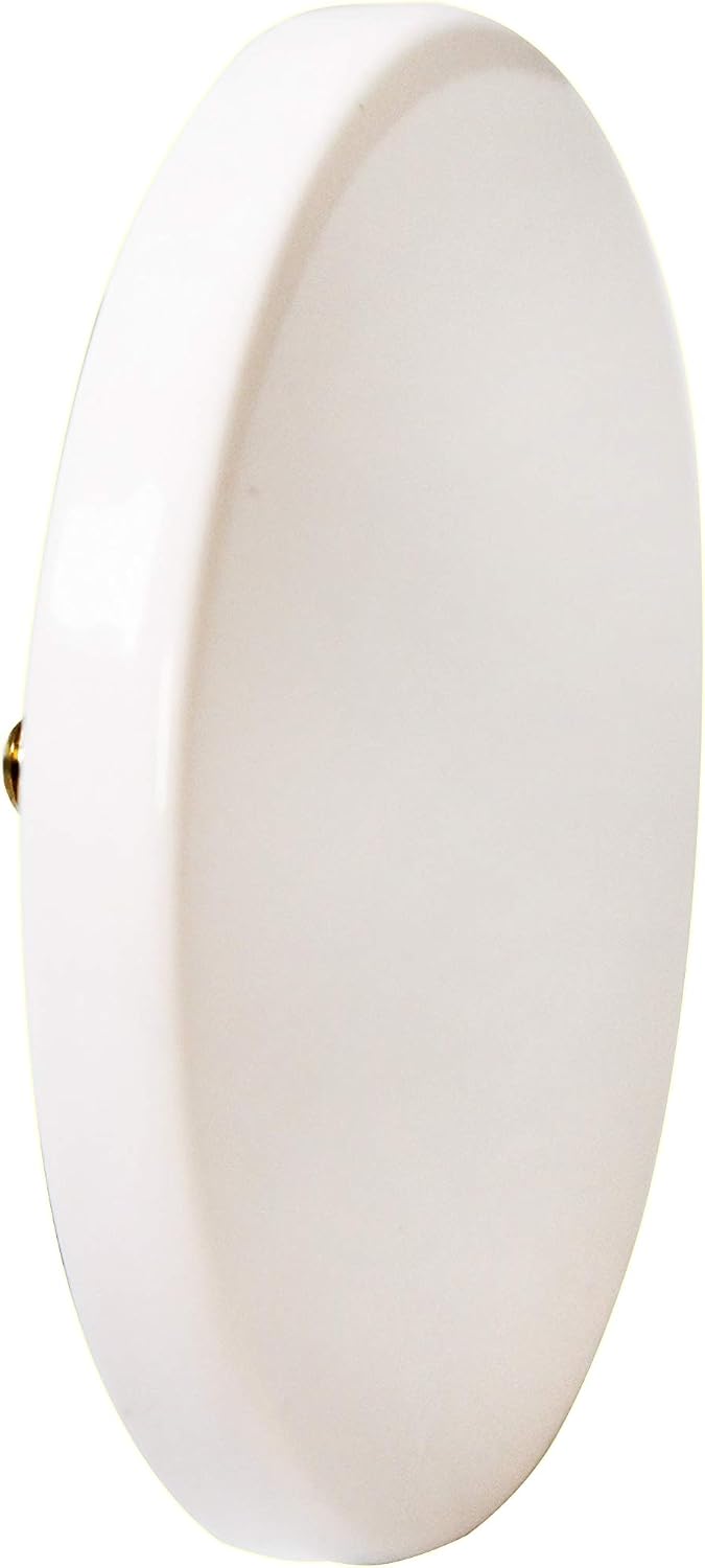 Westbrass 24' Direct Outlet Semi-Exposed Waste & Overflow with Ball Joint and Tip-Toe Drain, Powder Coat White, 7932420BJHRDC-50