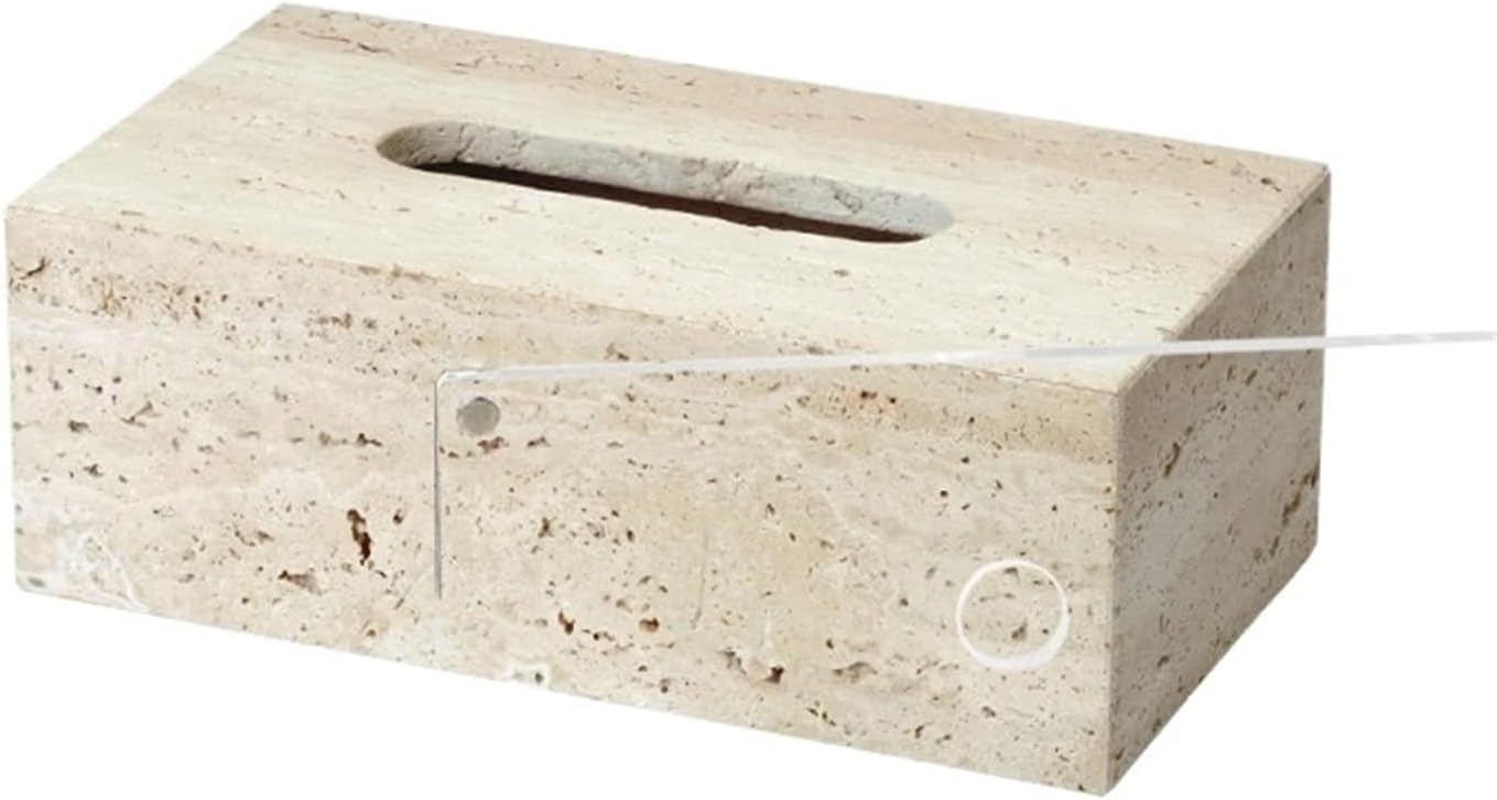 Beige Travertine Bathroom Accessories Set Natural Marble Soap Dispenser Soap Reed Diffuser Vanity Tray Kit Bathroom(Color-22)