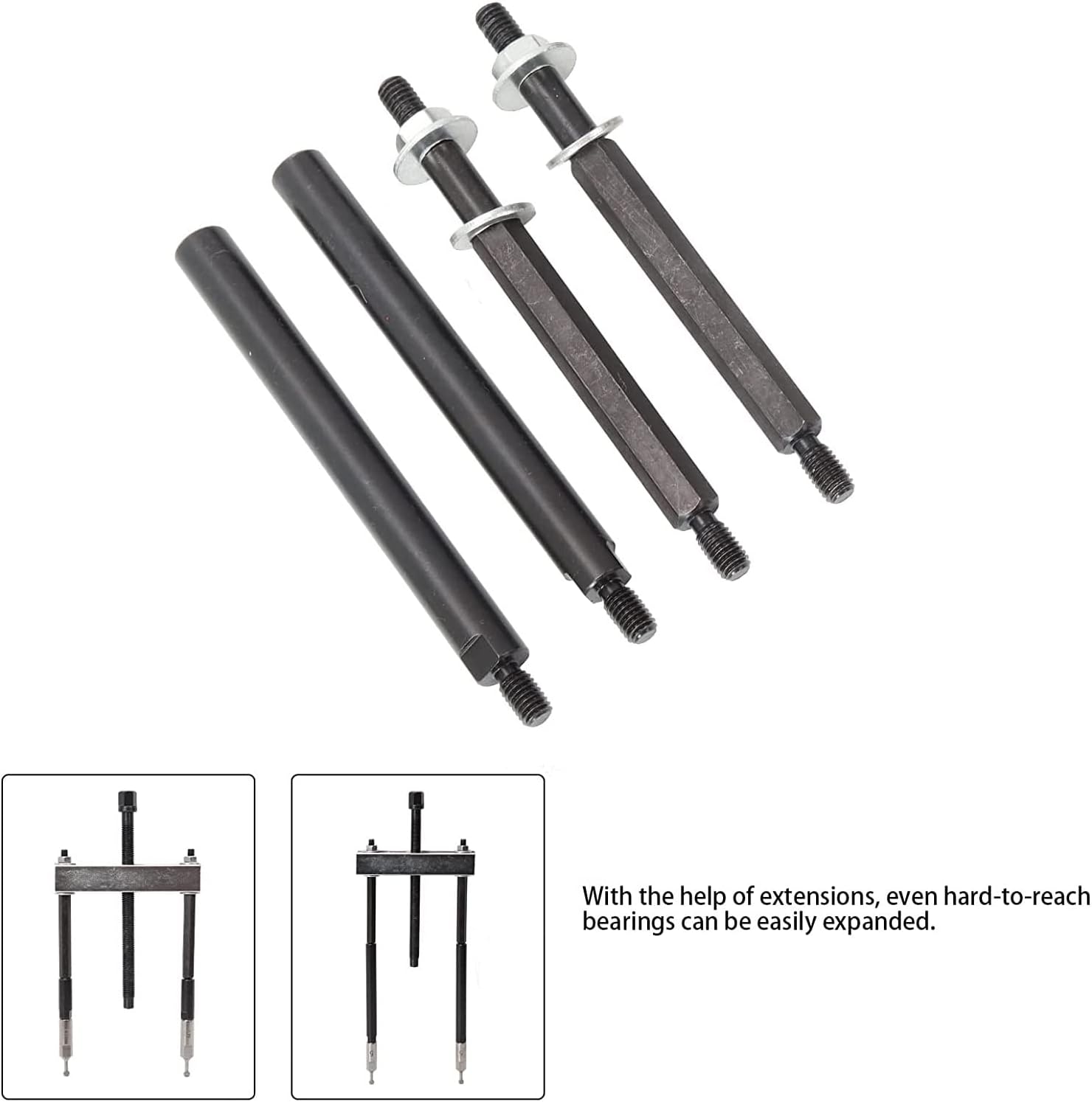 15-Piece Bearing Puller Kit Ball Bearing Extractor Bearing Removal Tool Set Automotive Tool & Equipment,Auto Repair Tools