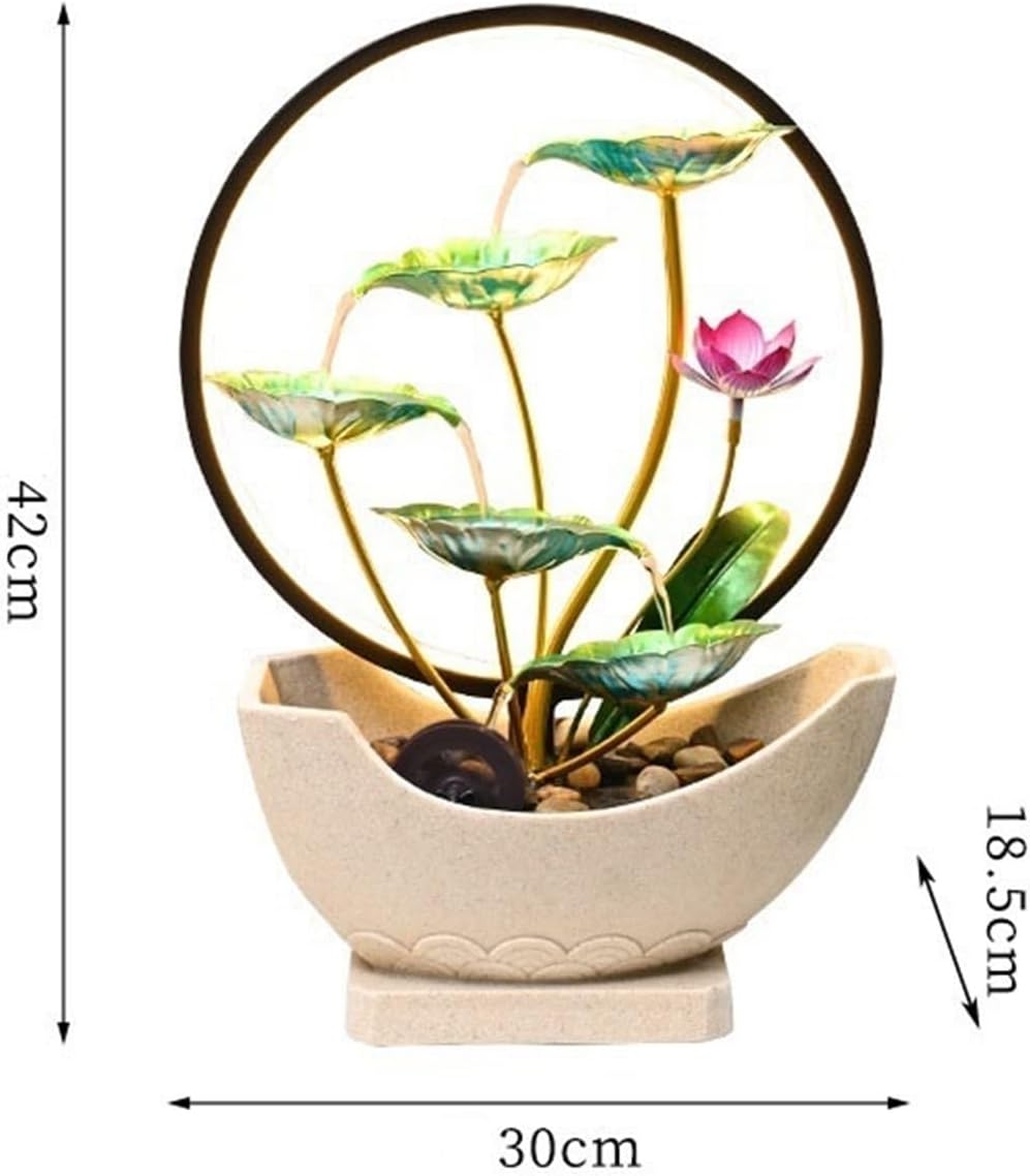 Tabletop Fountain Indoor Tabletop Tiered Water Fountain 5 Level Waterfall Meditation