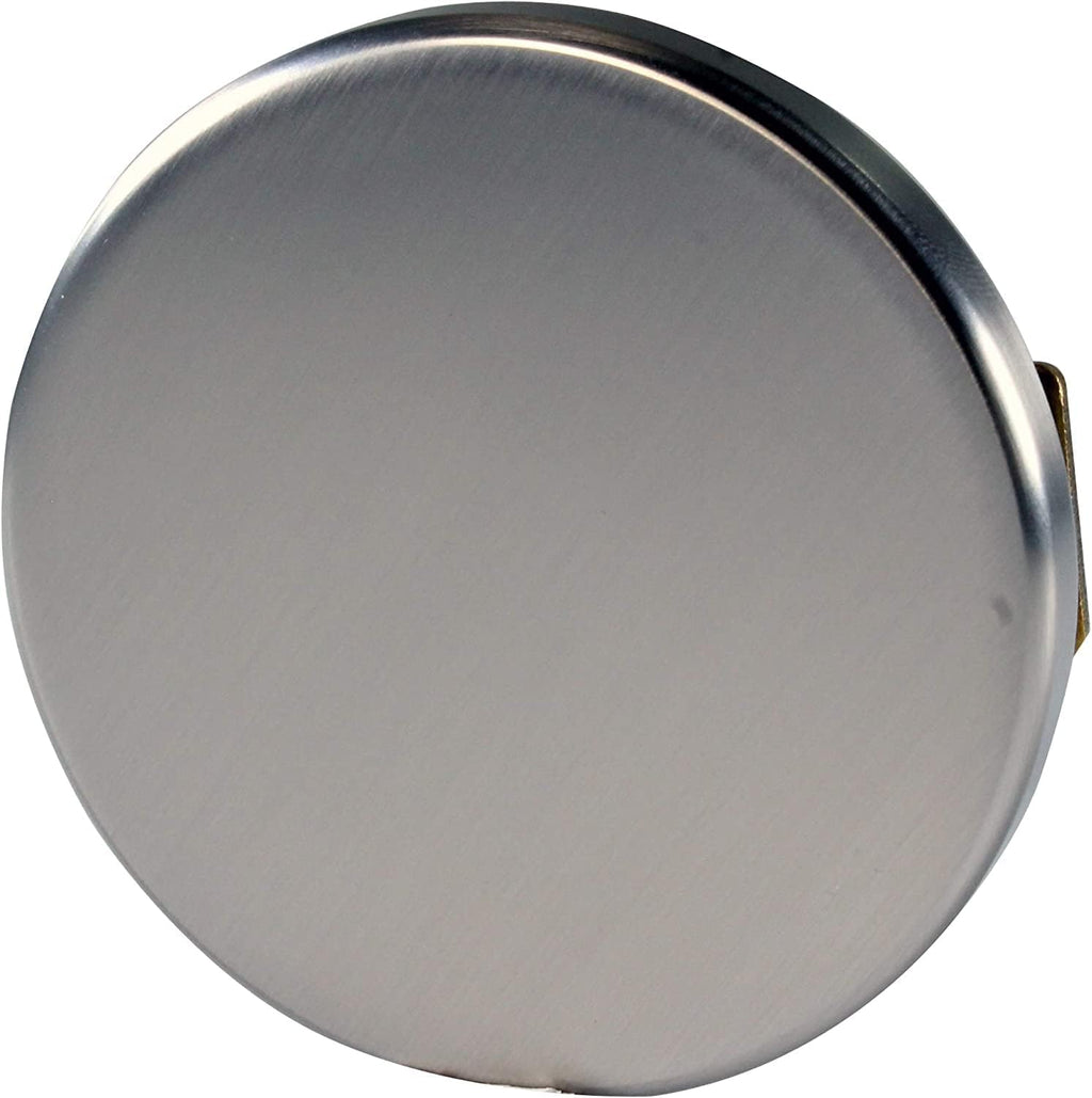 Westbrass 24' Direct Outlet Semi-Exposed Waste & Overflow with Ball Joint and Tip-Toe Drain, Satin Nickel, 7932420BJHRDC-07