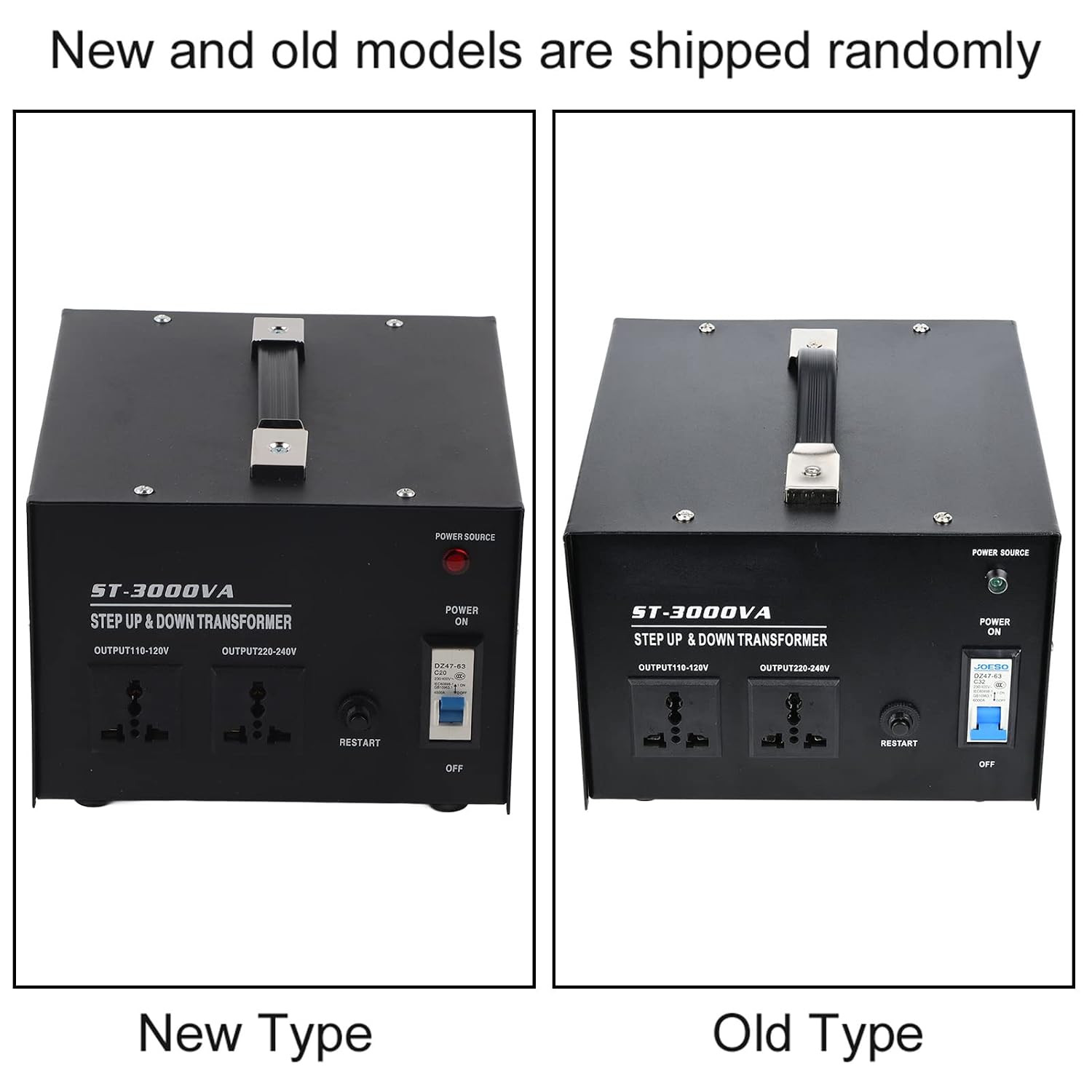 3000W AC Voltage Converter Single Phase Power Transformer