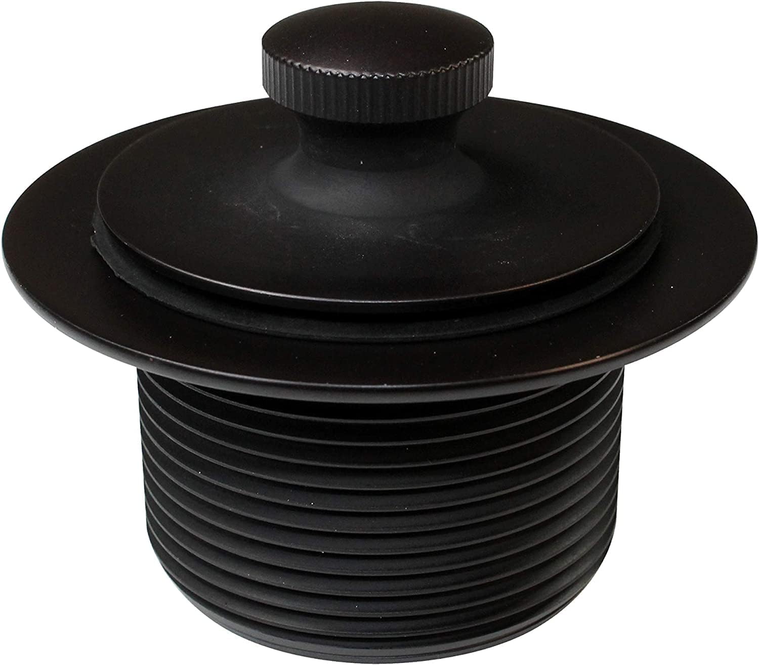 Westbrass 494244H-12-12 SCH. 40 PVC Bath Waste & Overflow Assembly with Illusionary Faceplate and Lift & Turn Drain Plug, 12-Pack, Oil Rubbed Bronze