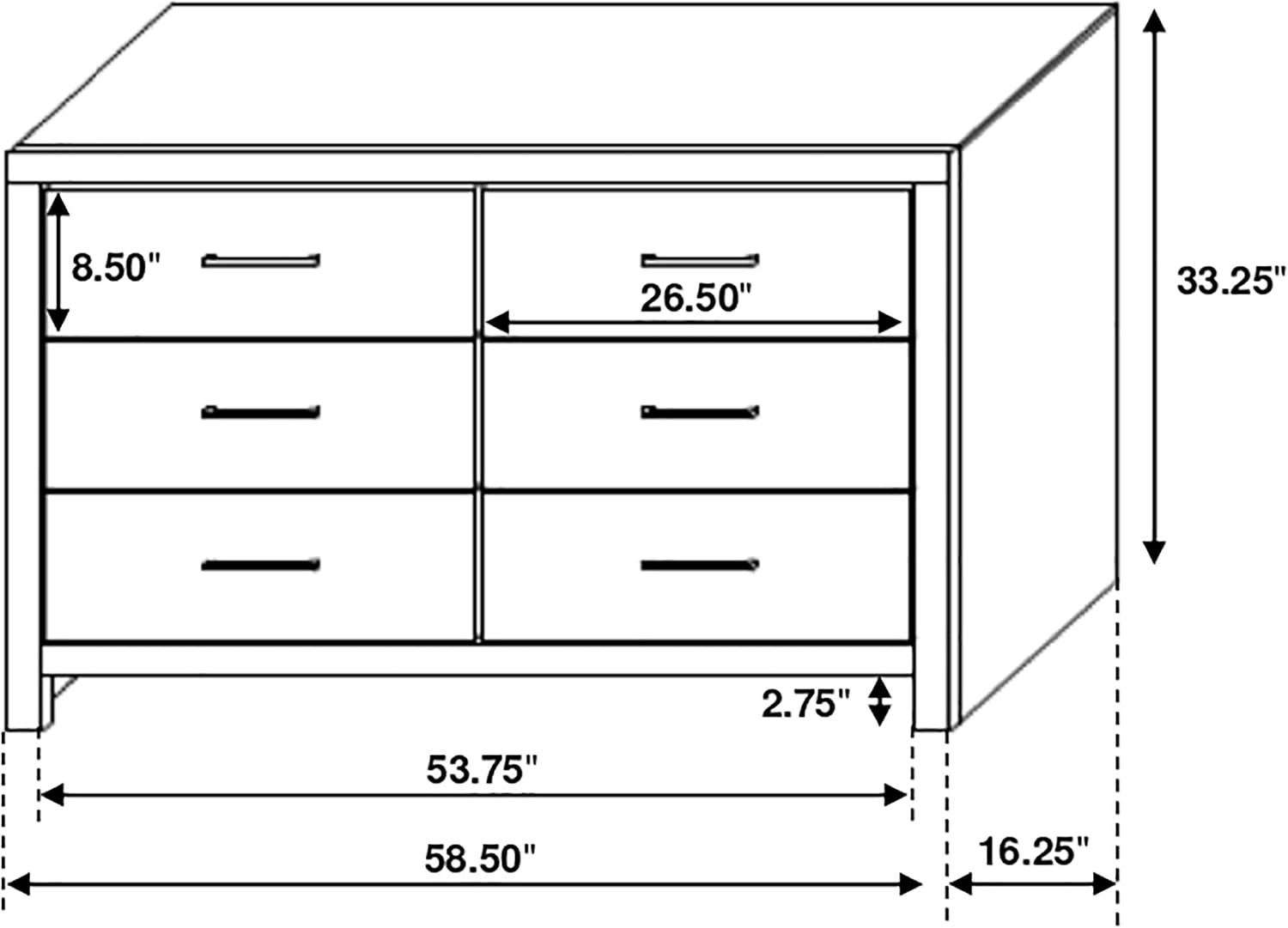 Coaster Home Furnishings Brantford Farmhouse 5-Piece Bedroom Set Eastern King Size Panel Bed Frame 52-inch Headboard Coastal White 207051KE-S5
