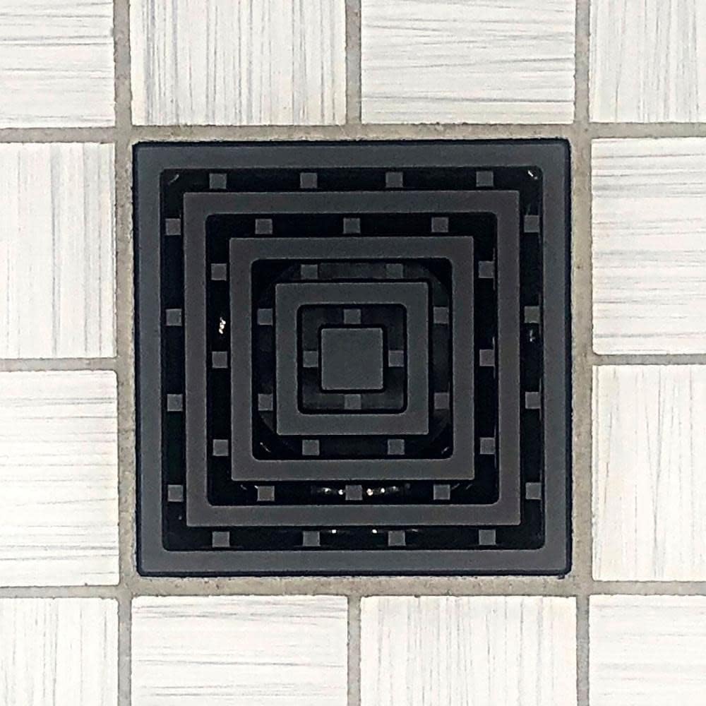 Ebbe America E4815-MB Frames - Matte Black - Unique Drain Cover - Matte Black