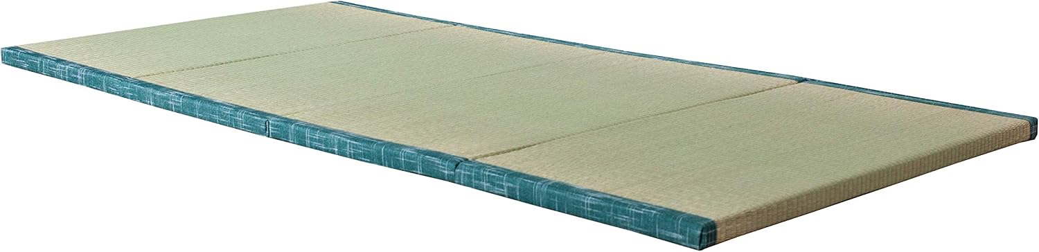 MustMat Tatami Futon Mattress Foldable Tatami Mat Twin Japanese Floor Mattress Rush Grass Floor Bed 35.4'x78.7'x1.2'(1 Piece)