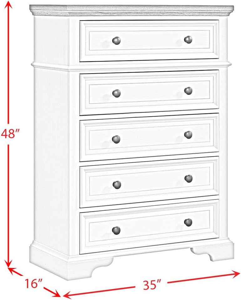 Picket House Furnishings Ulysses Youth King UPH 3PC Bedroom Set in White