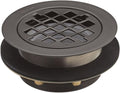 Kohler K-9132-2BZ Shower Drain with Grid Strainer, Oil Rubbed Bronze , Oil-Rubbed Bronze