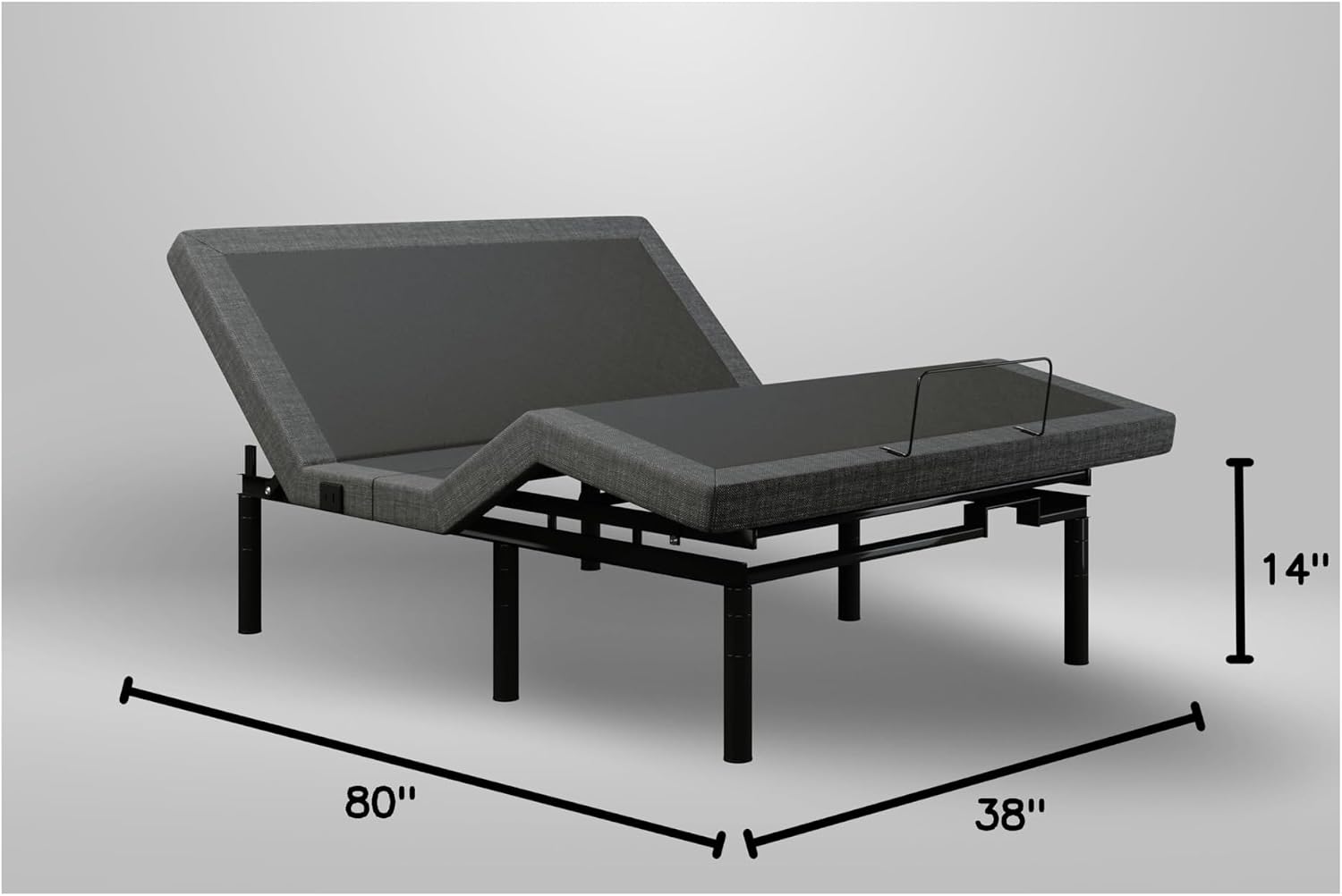 iDealBed 4i Custom Adjustable Bed Base, Wireless, Massage, Bluetooth, USB Ports, Zero Gravity, Memory Positions (FullXL)