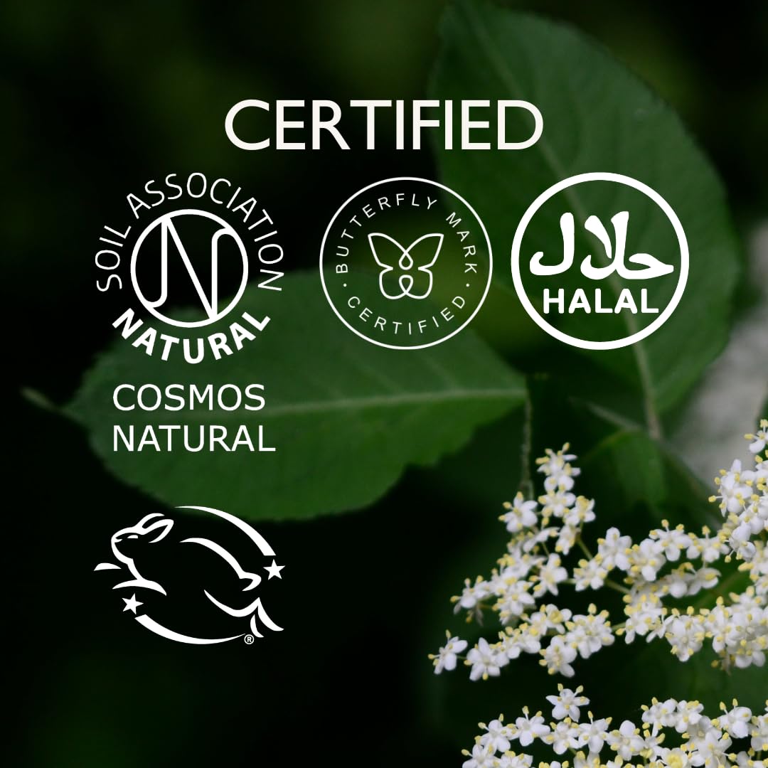 Rhug Wild Beauty - Nourishing Eye Cream with Elderflower | Hydrating Under Eye Moisturizer | 15ml | Made in the UK
