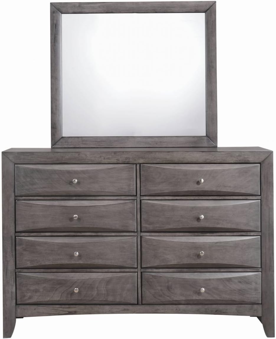 Picket House Furnishings Madison King Storage 5 Piece Bedroom Set in Gray