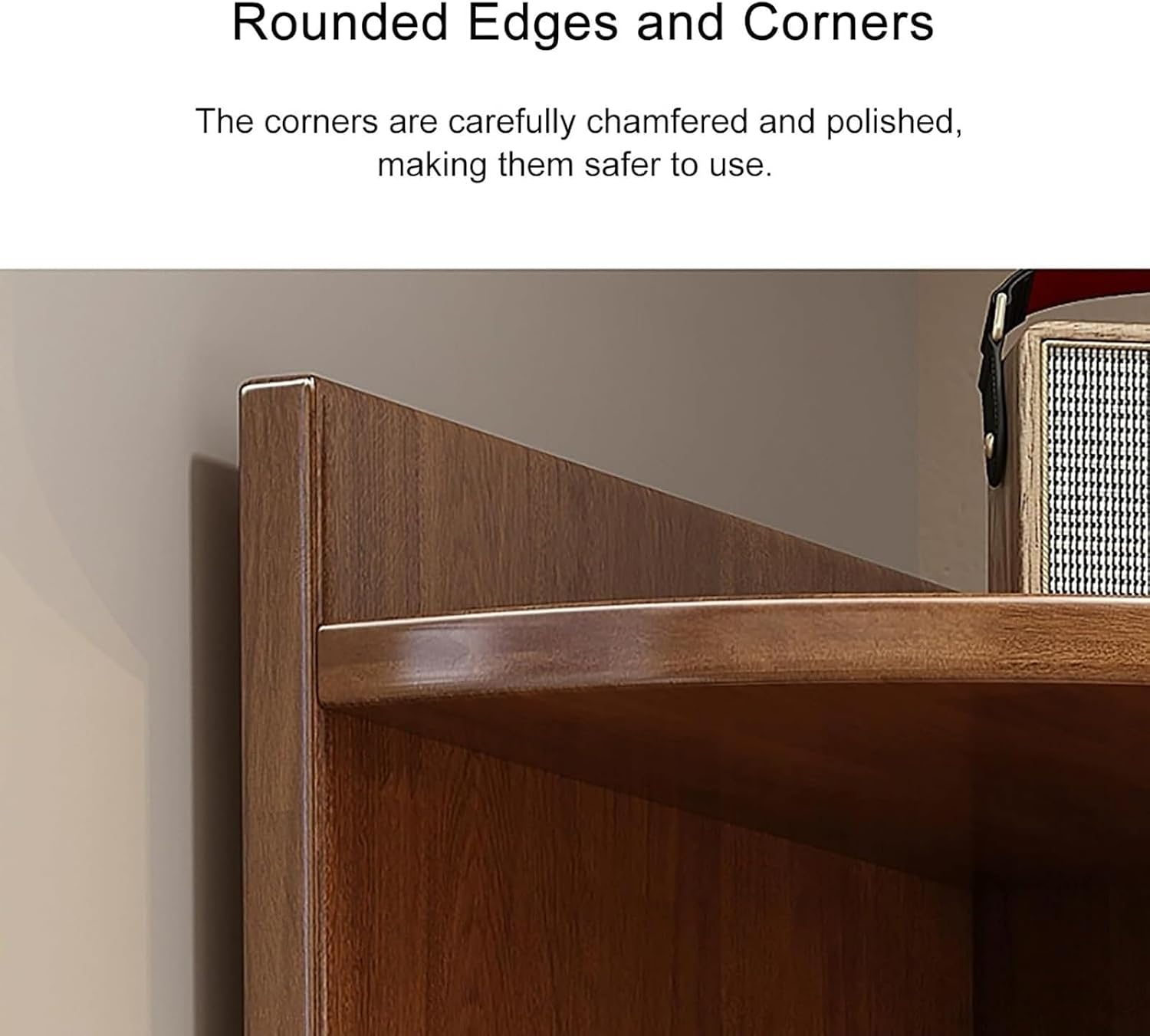 Curved Corner Storage Shelf, 4/5 Tier Wood Corner Bookshelf, Tall Freestanding Bookcase, Small Corner Shelf Counter Organizer Rack, Corner Table for Countertop Bathroom ( Color : White , Size : 3 tier