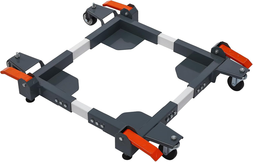 Universal Mobile Base, Heavy Duty Universal Mobile Base 1500 BLS Capacity, 28×33.5inches Adjustable Mobile Base Kit, Adjustable Rolling Set for Moving Large Equipment, Tools and Machines