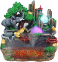 Tabletop Fountain Indoor Tabletop Fountain Fish Tank Resin Rockery Water Fountain Creative Home Decoration Crafts Indoor Fountain Tabletop