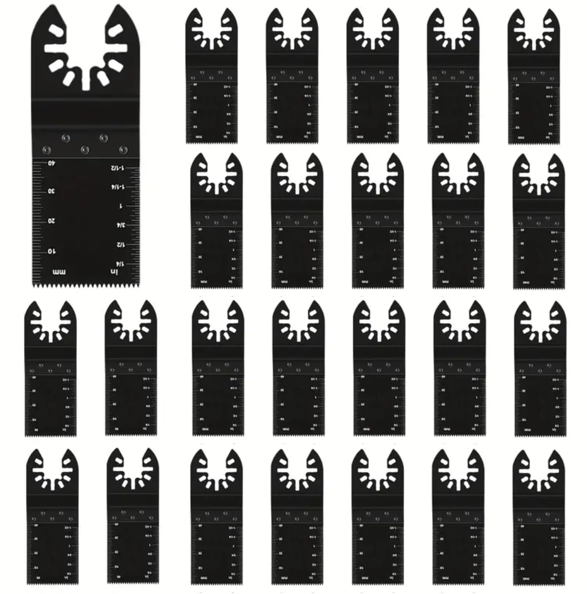 SEDLAV Oscillating Tool Blade, Tool Blades for Wood, Metal, Drywall, Shingles, Oscillating Multi Tool Blades Metal Carbide Titanium Multi Tool Blades Oscillating Blades (200)