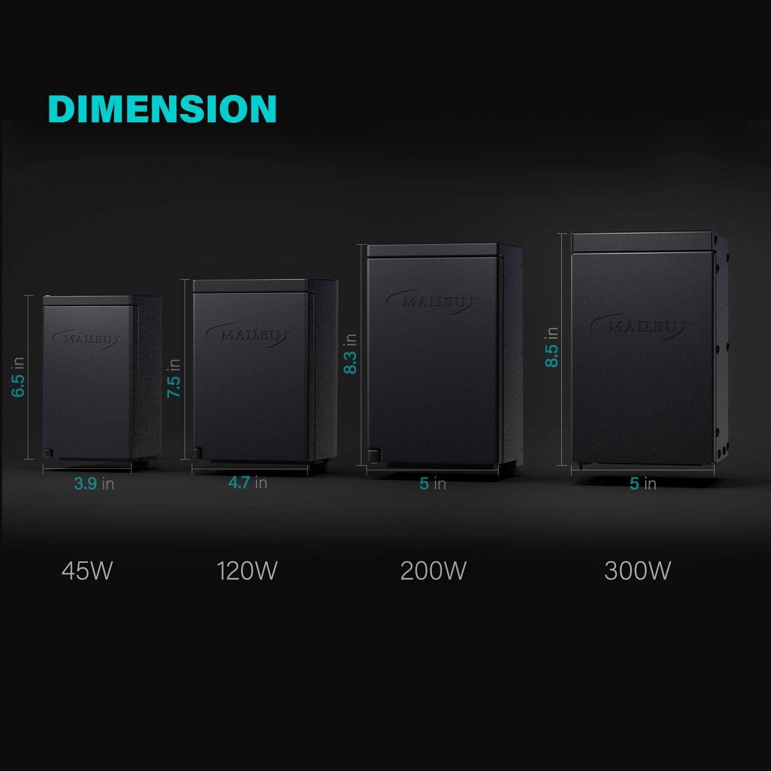 Low Voltage Transformer 300 Watt for Outdoor Landscape Lighting with Photocell Sensor Timer and Weather Shield for Spotlight Floodlight Garden Pathway Light 120V AC to 12V AC