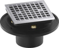 Kohler 22673-CP Clearflo square brass tile-in shower drain