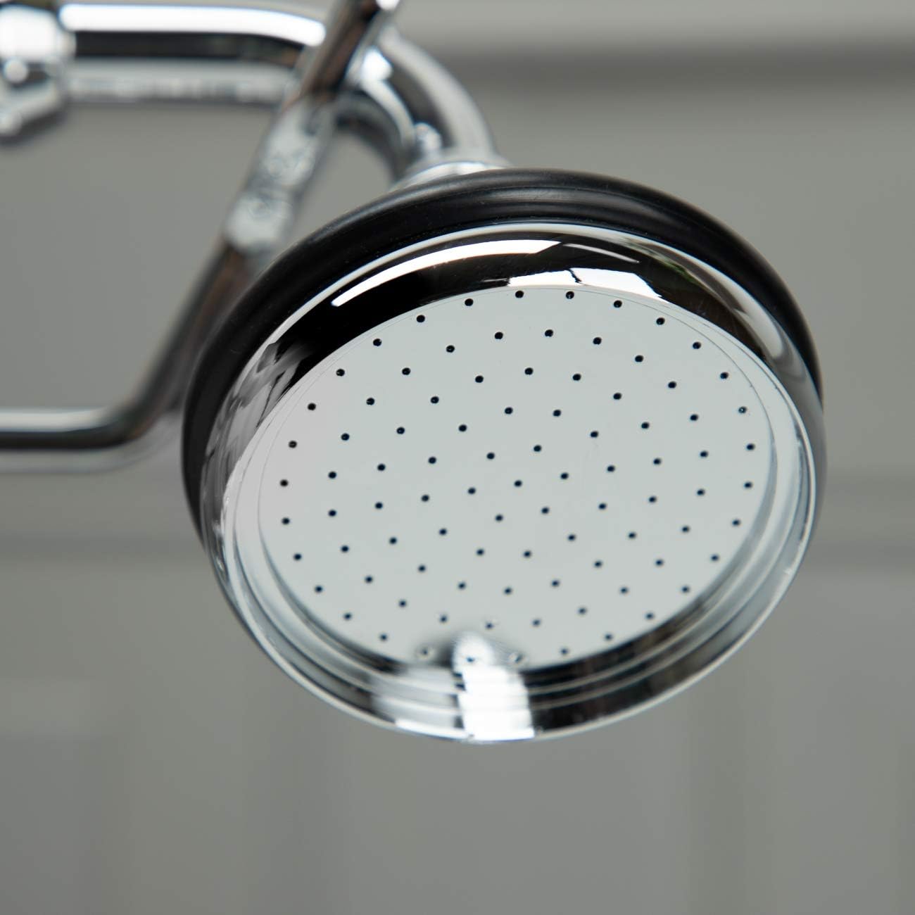 Vintage Tub & Bath Clawfoot Tub Rim Mount English Telephone Faucet with Handshower - Drain and Supply Lines Complete Set