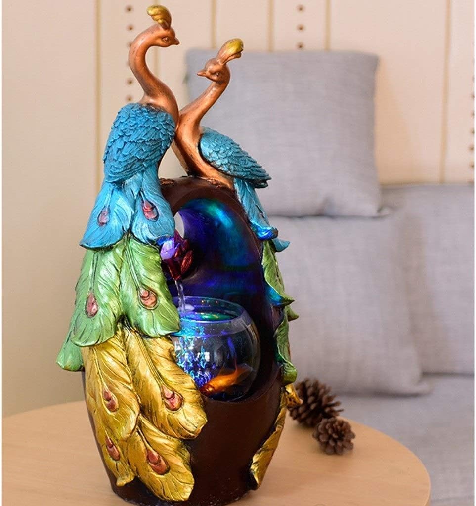 MARURY Rockery Fountain, Creative Desktop Fountain, Tabletop Fountains, Fish Tank Landscape Decoration, Suitable for Living Room, Bedroom, Office Decoration