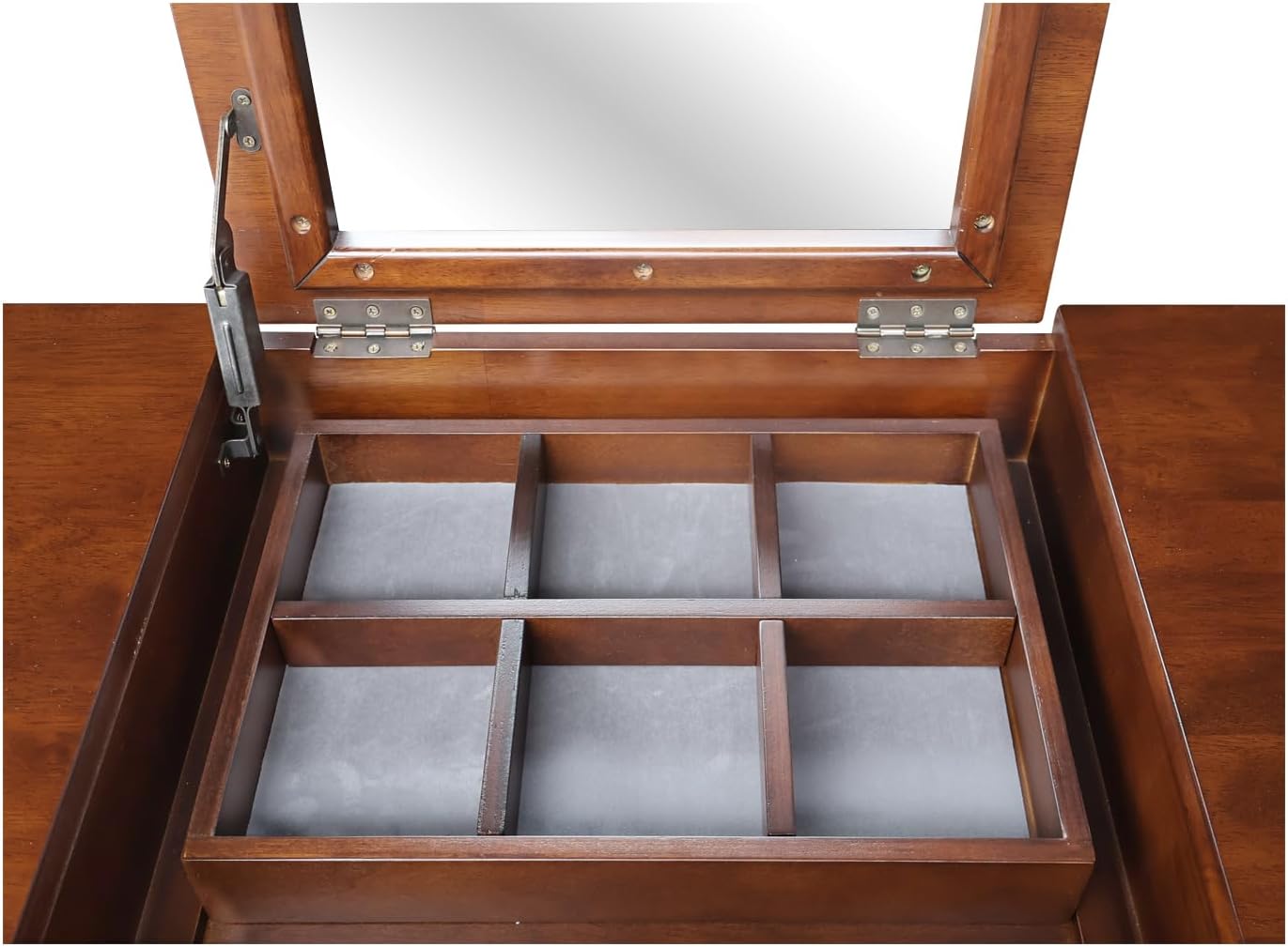 International Concepts Vanity Table with Vanity Bench Esspresso