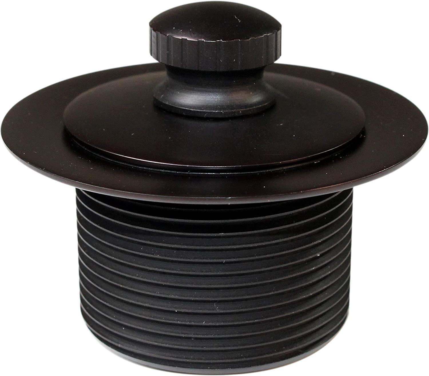 Westbrass 597244-4-12 14' White Poly Tubular Bath Waste & Overflow Assembly with 2-Hole Faceplate and Pull To Close Drain Plug, Oil Rubbed Bronze (4-Pack)