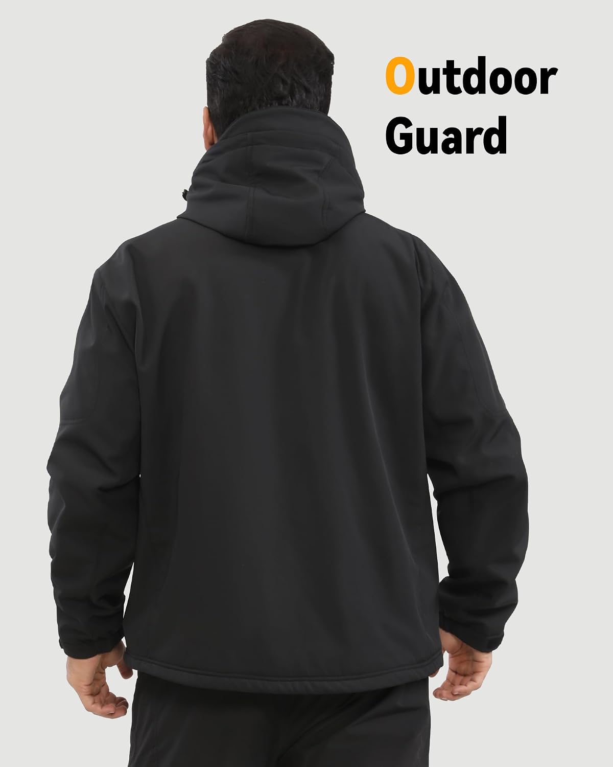 Wulcea Graphene Heated Soft Shell Jacket for Men 12V 18400mAh Large Capacity