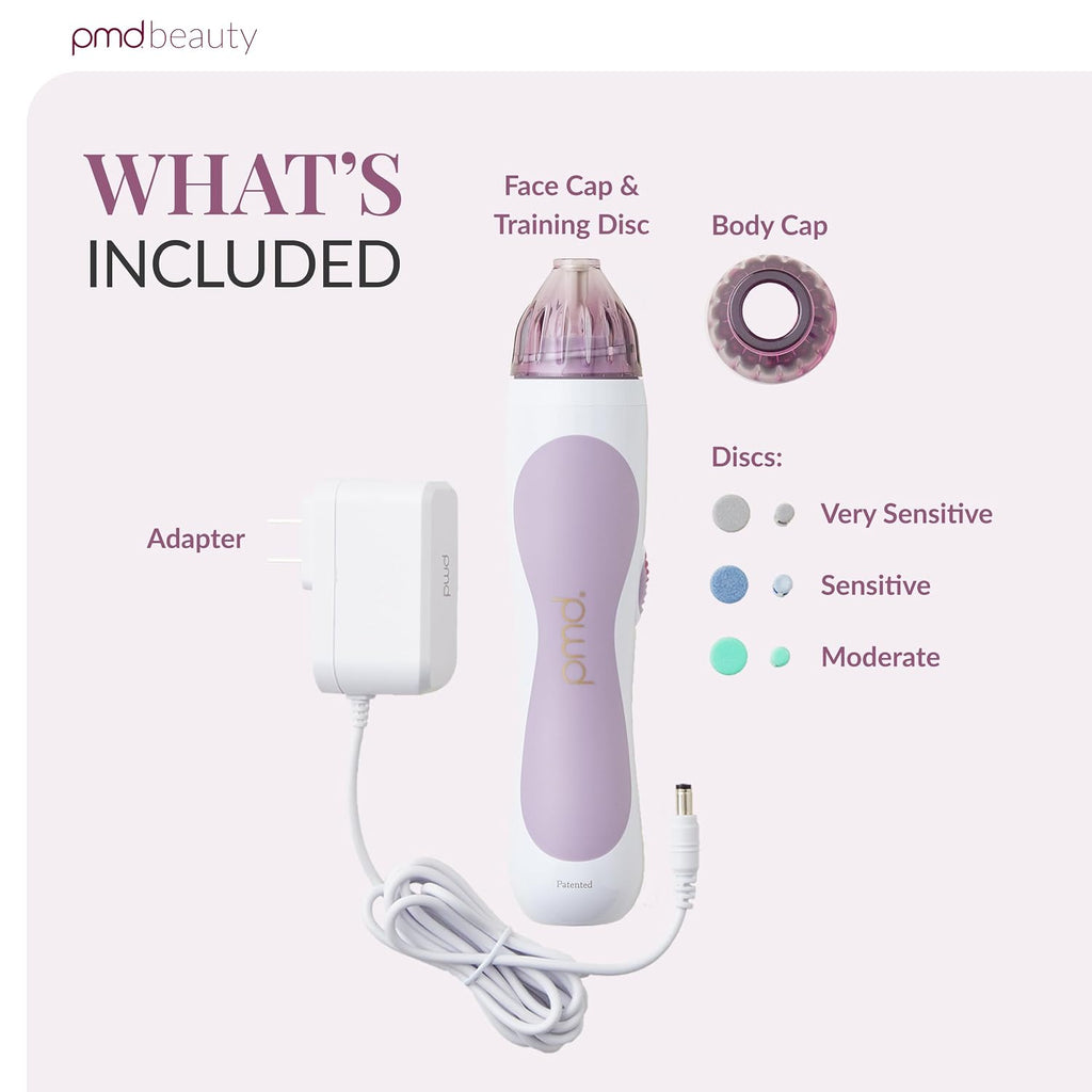 PMD Beauty Personal Microderm Classic - At-Home Use, Facial Exfoliator Tool, Microdermabrasion Machine Kit for Face and Body Skincare