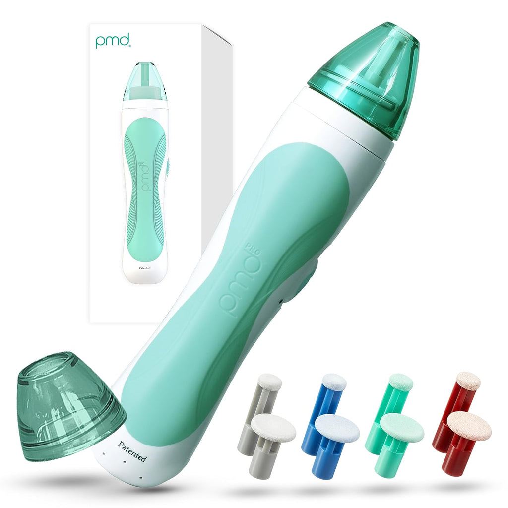 PMD Beauty Personal Microderm Pro - At-Home Use, Facial Exfoliator Tool, Microdermabrasion Machine Kit for Face and Body Skincare